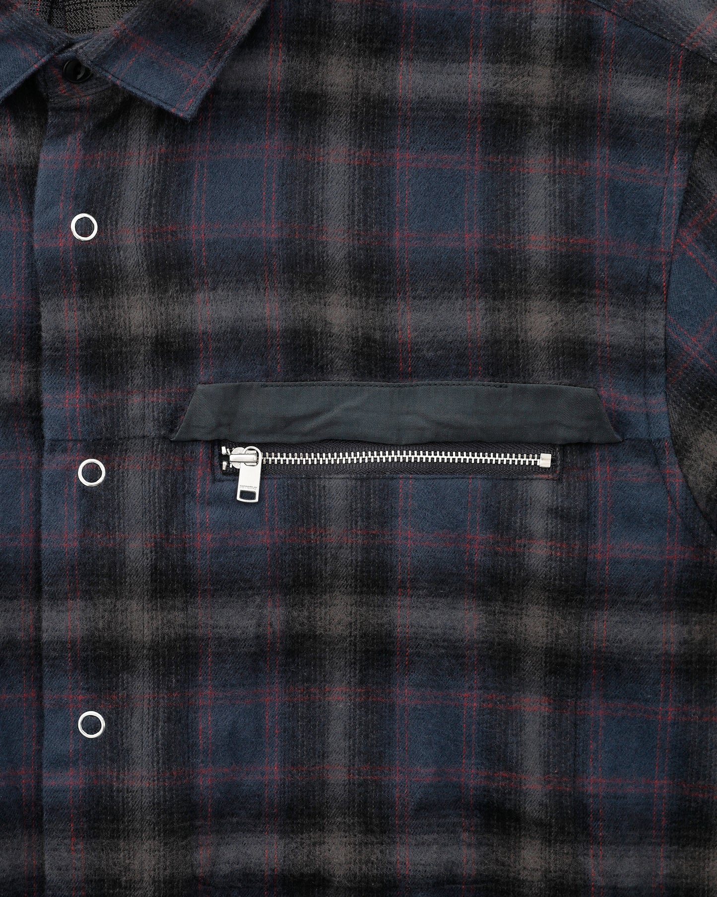 Worker Zip Shirt Navy