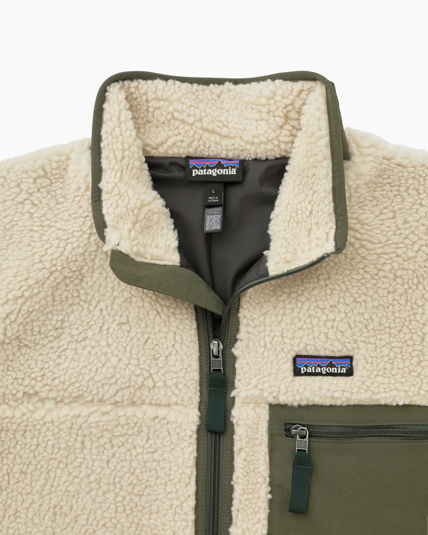 M's Classic Retro-X® Fleece Jacket Dark Natural w/Basin Green