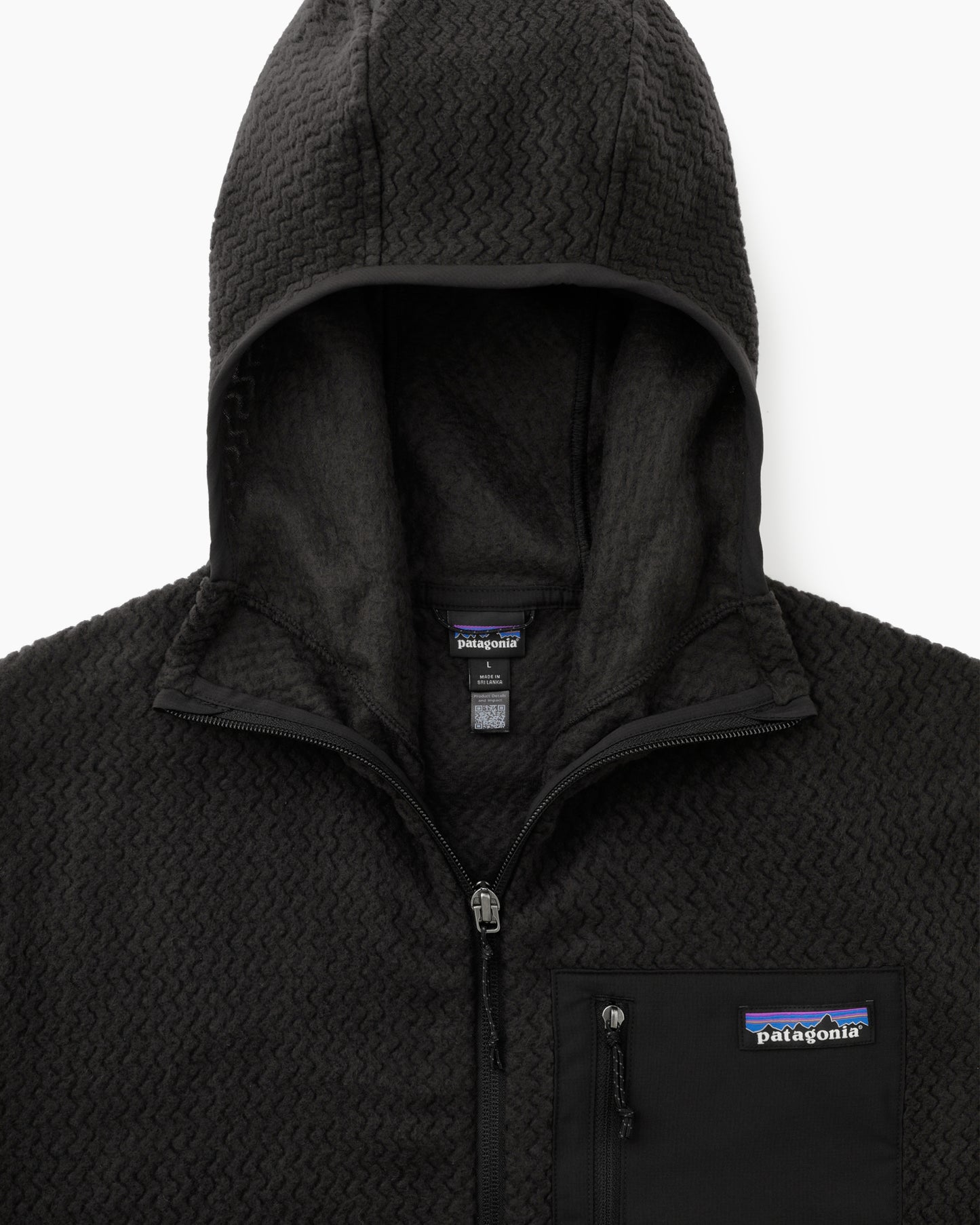 M's R1® Air Fleece Full-Zip Hoody Black