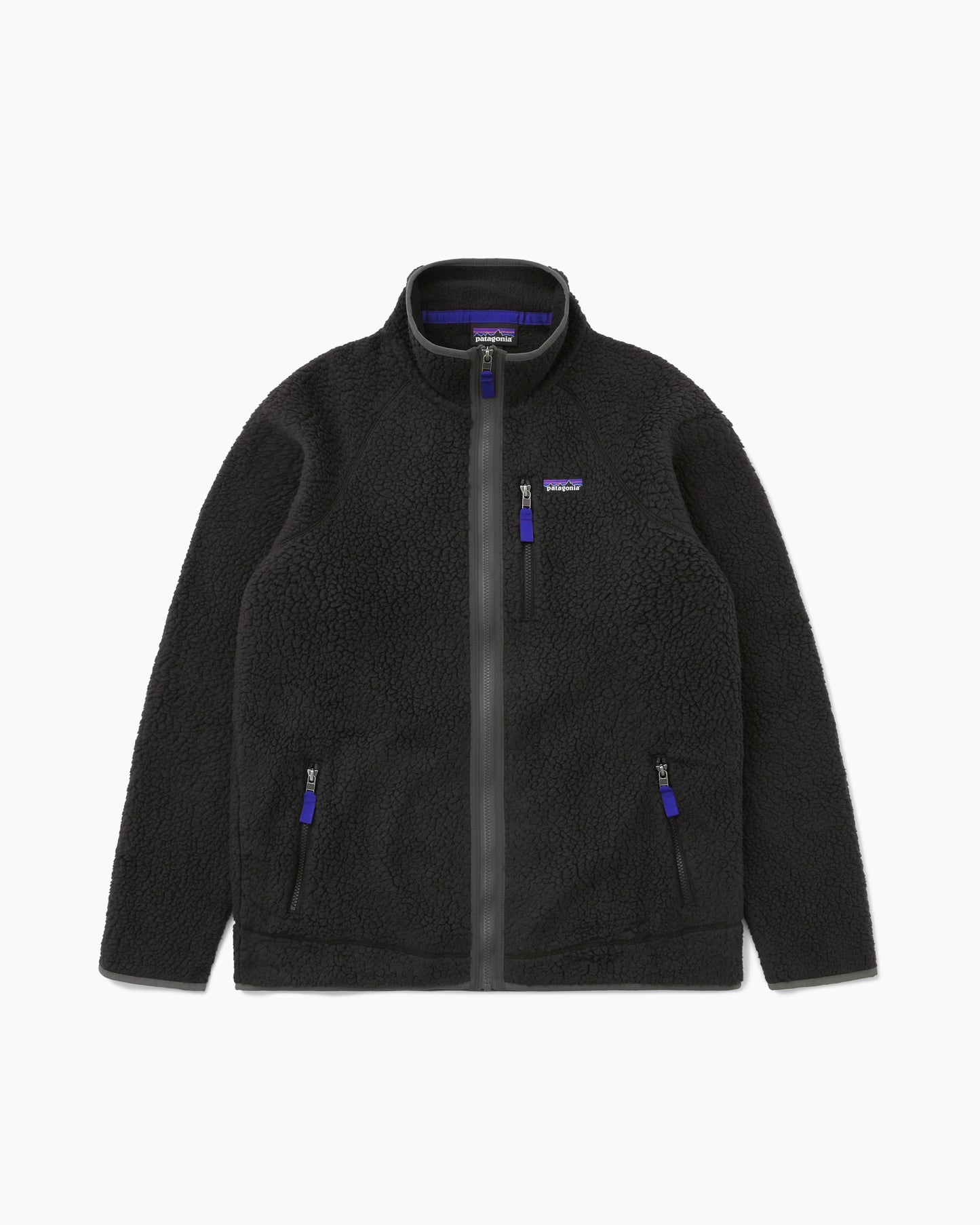 M's Retro Pile Jacket Black w/Forge Grey