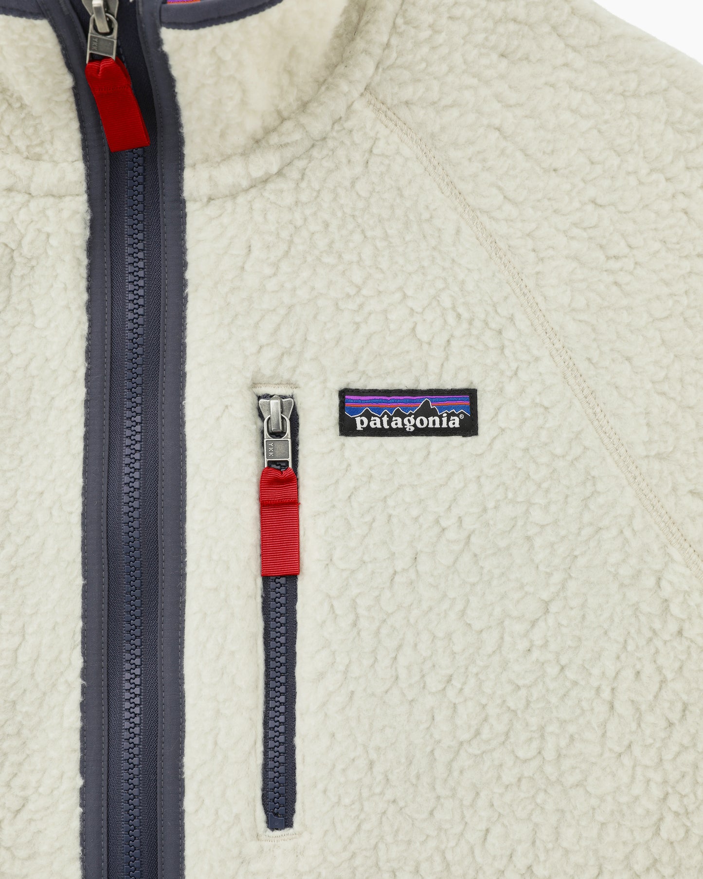 M's Retro Pile Jacket Pelican w/Smolder Blue