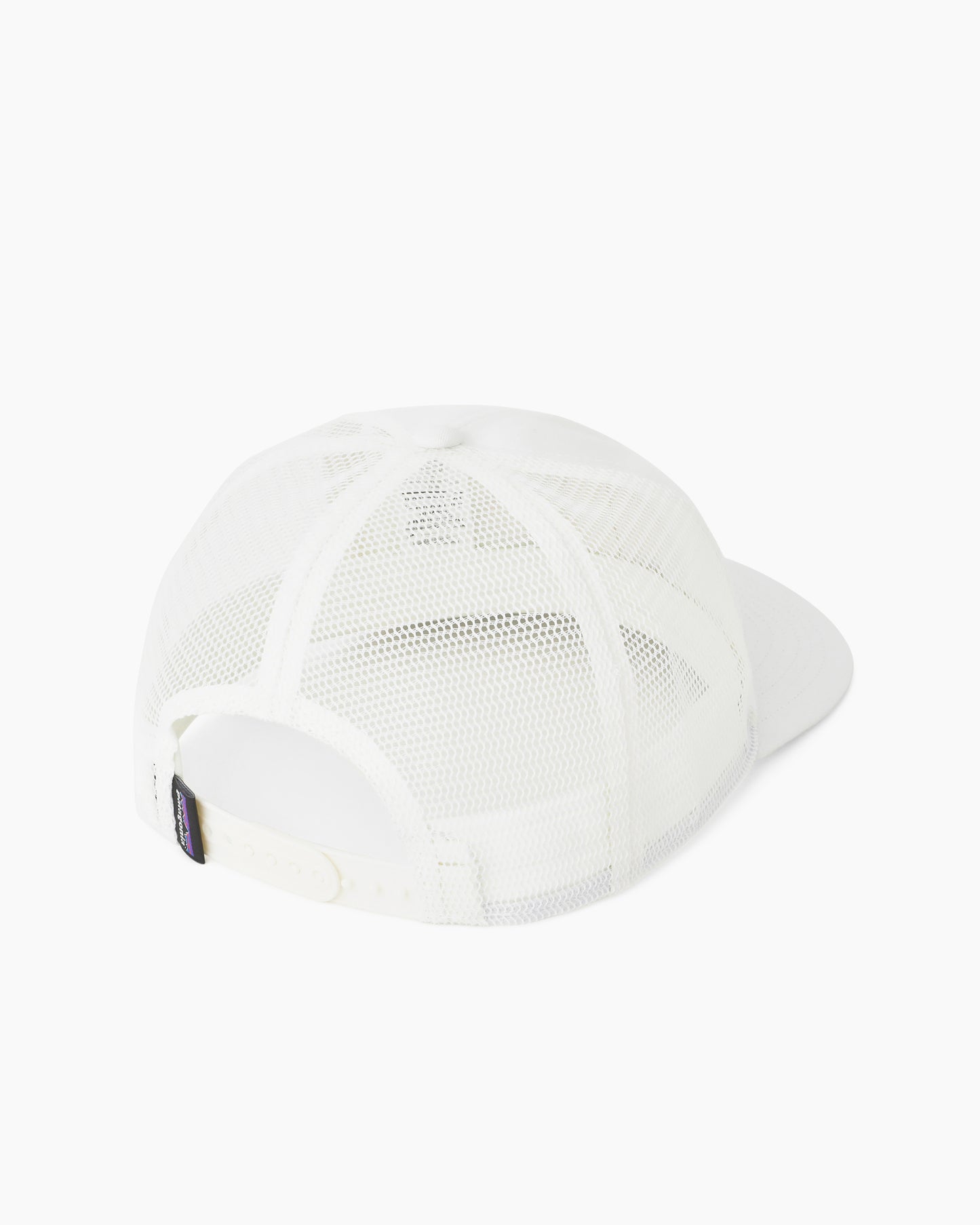 Relaxed Trucker Hat Oval Logo: Birch White