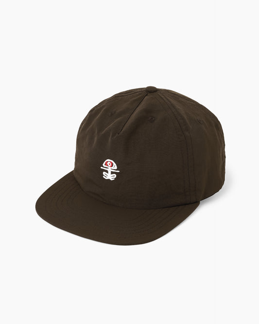 5 Panel Nylon Hat Chakra Brown