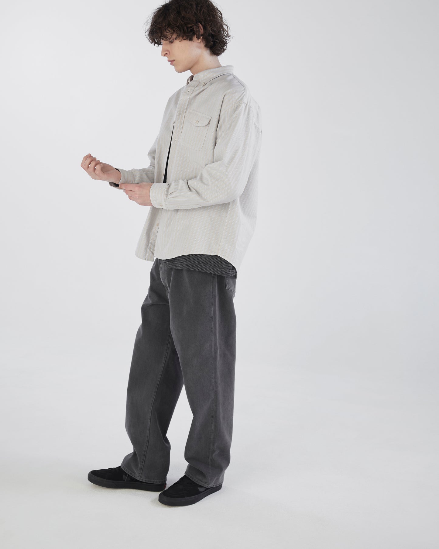5P Twill Pant Black