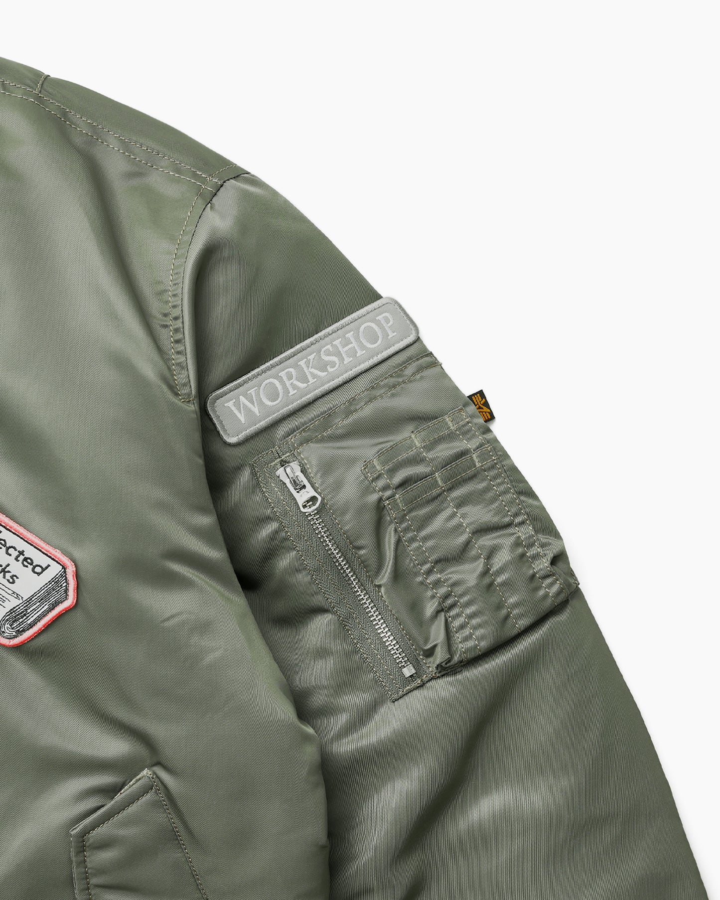 Alpha x Bunney Ma-1 Bomber Jacket Vintage Green