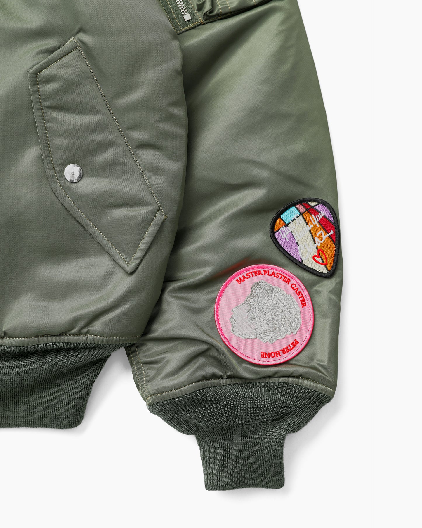 Alpha x Bunney Ma-1 Bomber Jacket Vintage Green