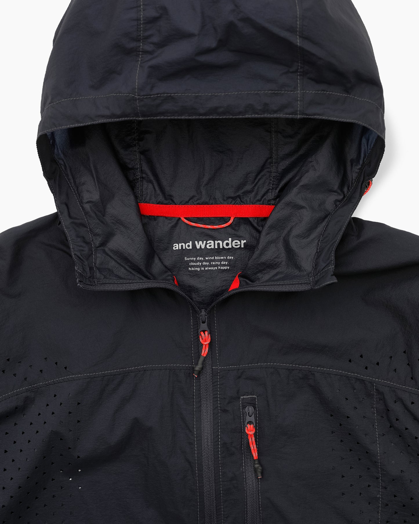 ALTRA × and Wander Ventilation Wind Jacket Navy