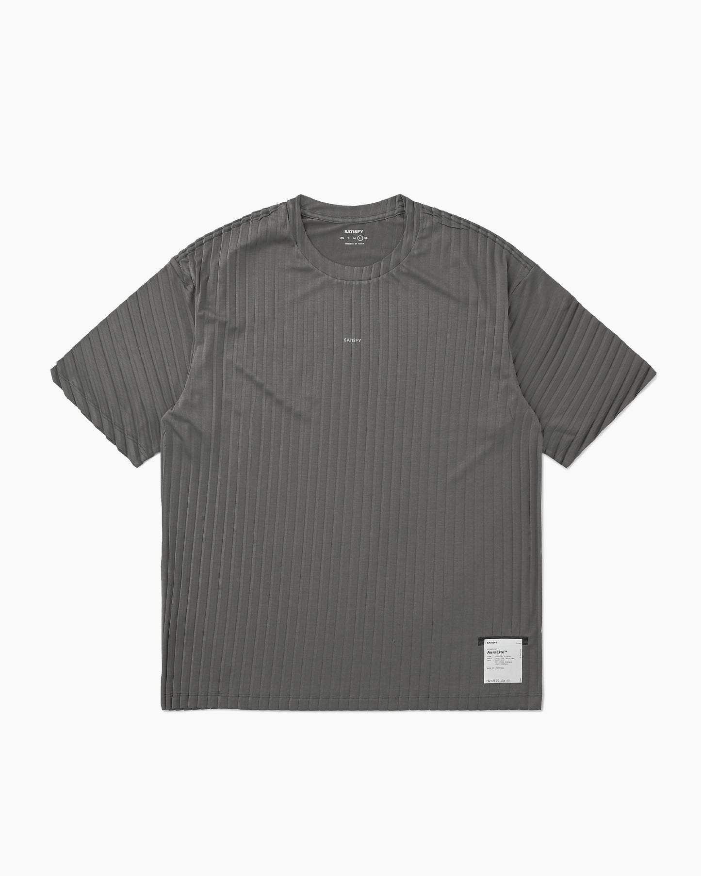 Auralite™ Pleated T-Shirt Granite Gray
