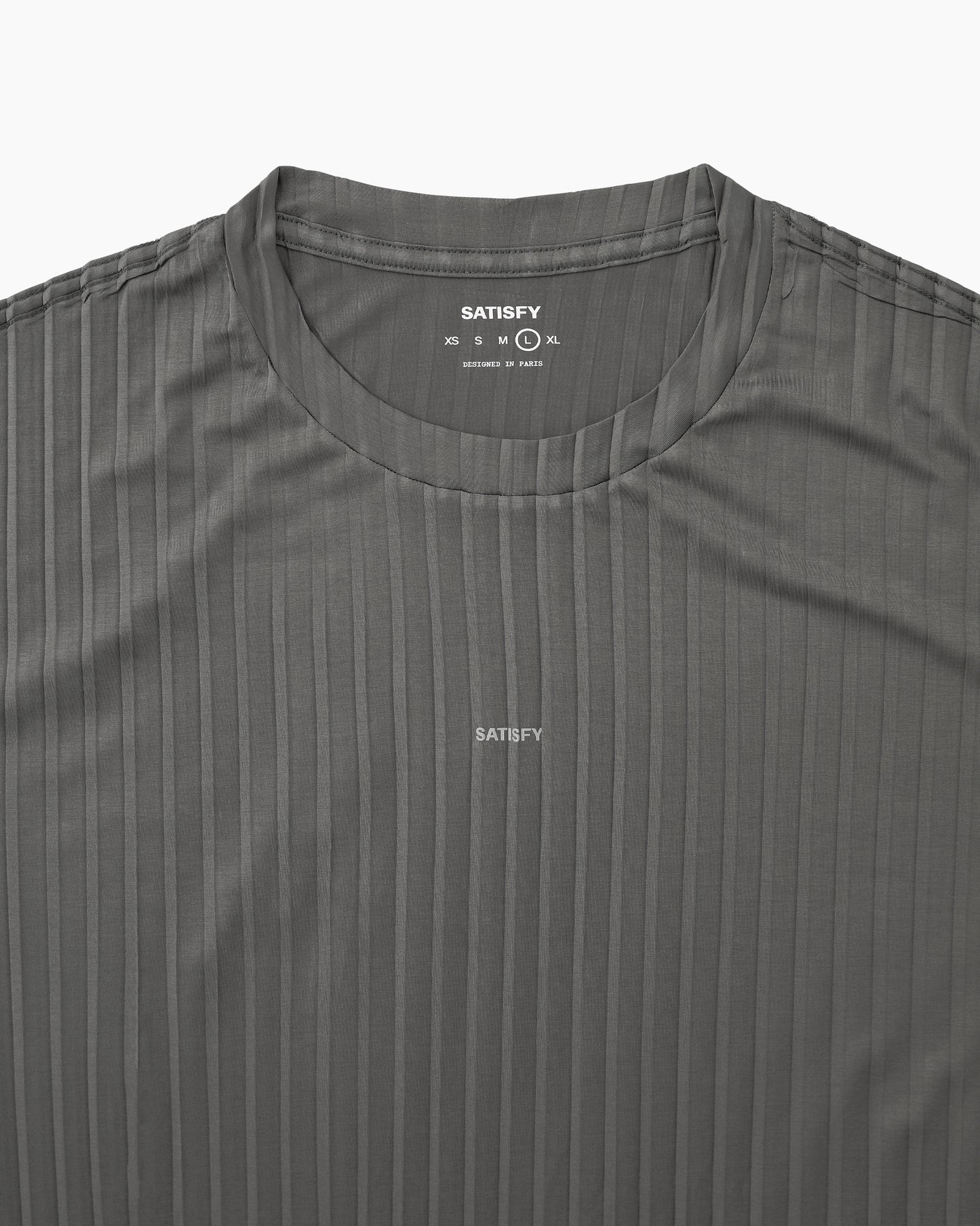 Auralite™ Pleated T-Shirt Granite Gray