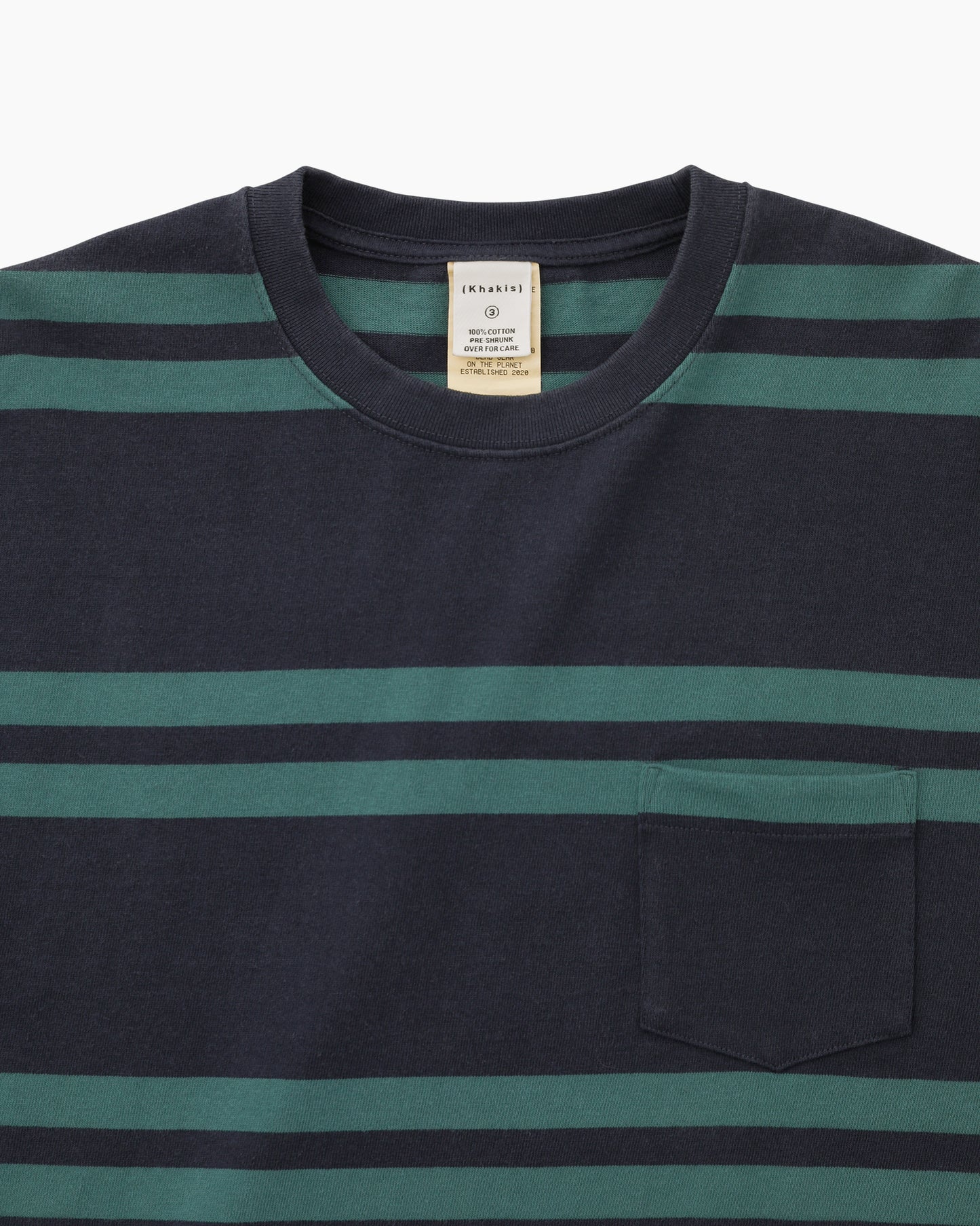 Bold Stripe L/S Tee Navy