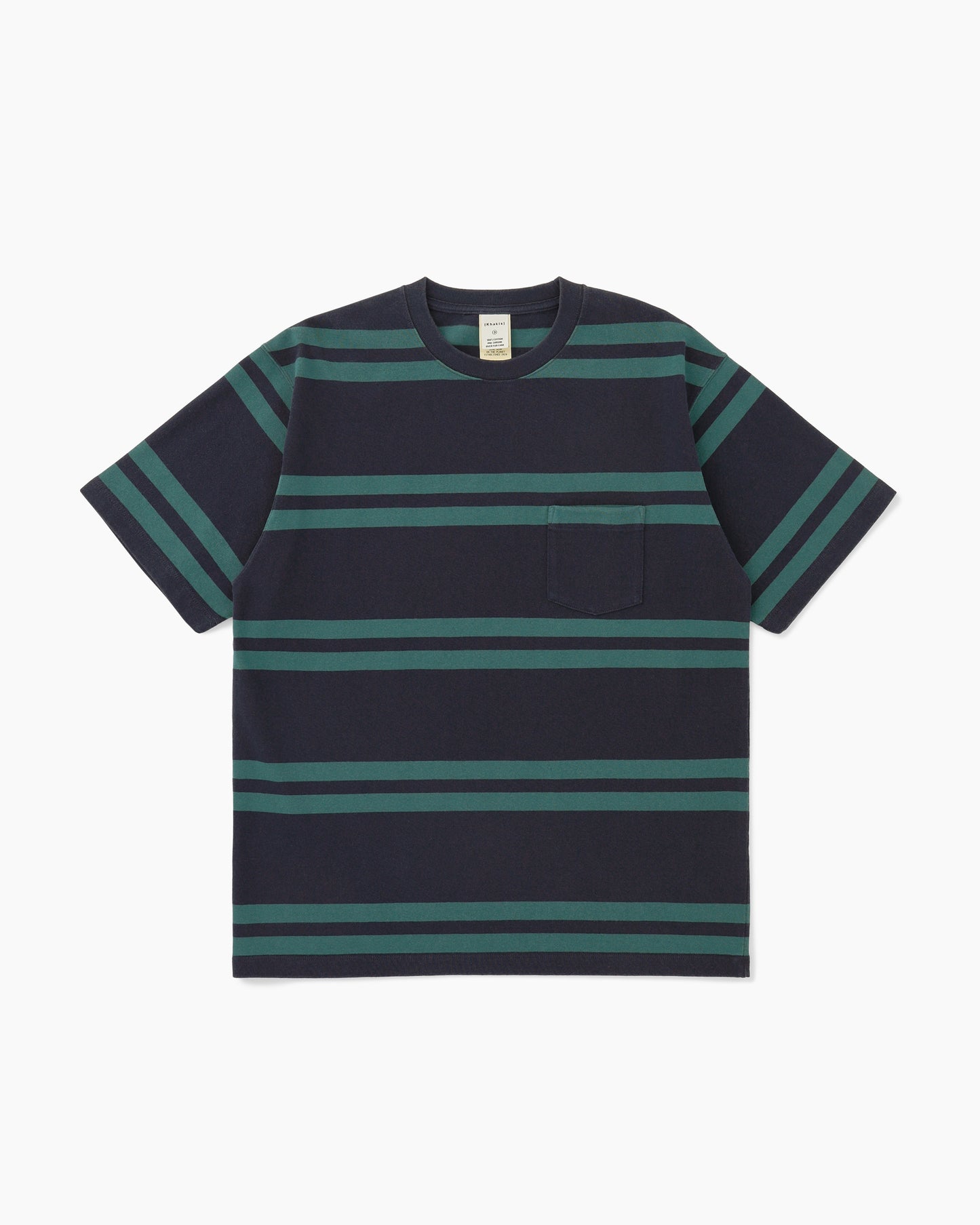 Bold Stripe S/S Tee Navy