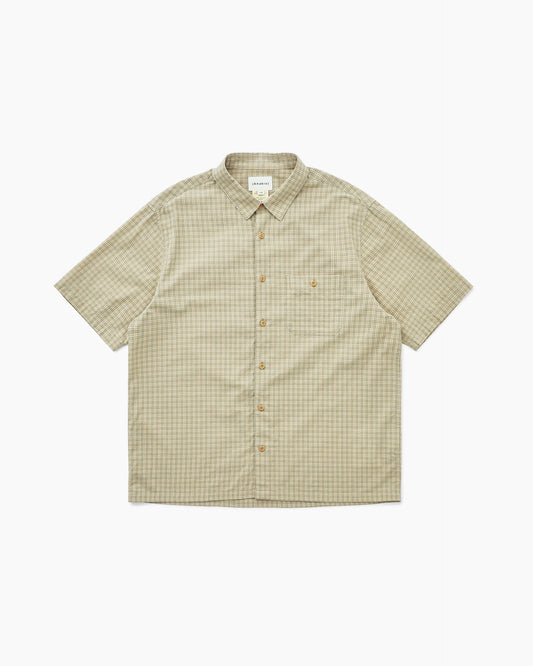 Border Check S/S Shirt Sage