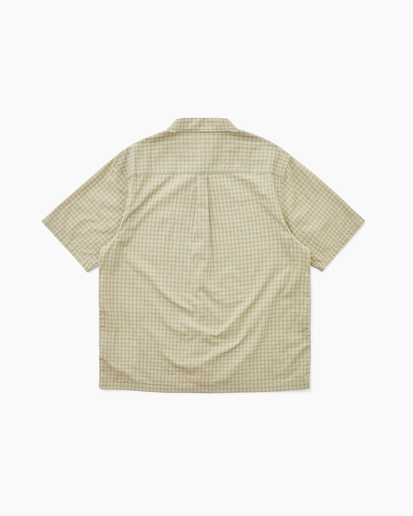 Border Check S/S Shirt Sage