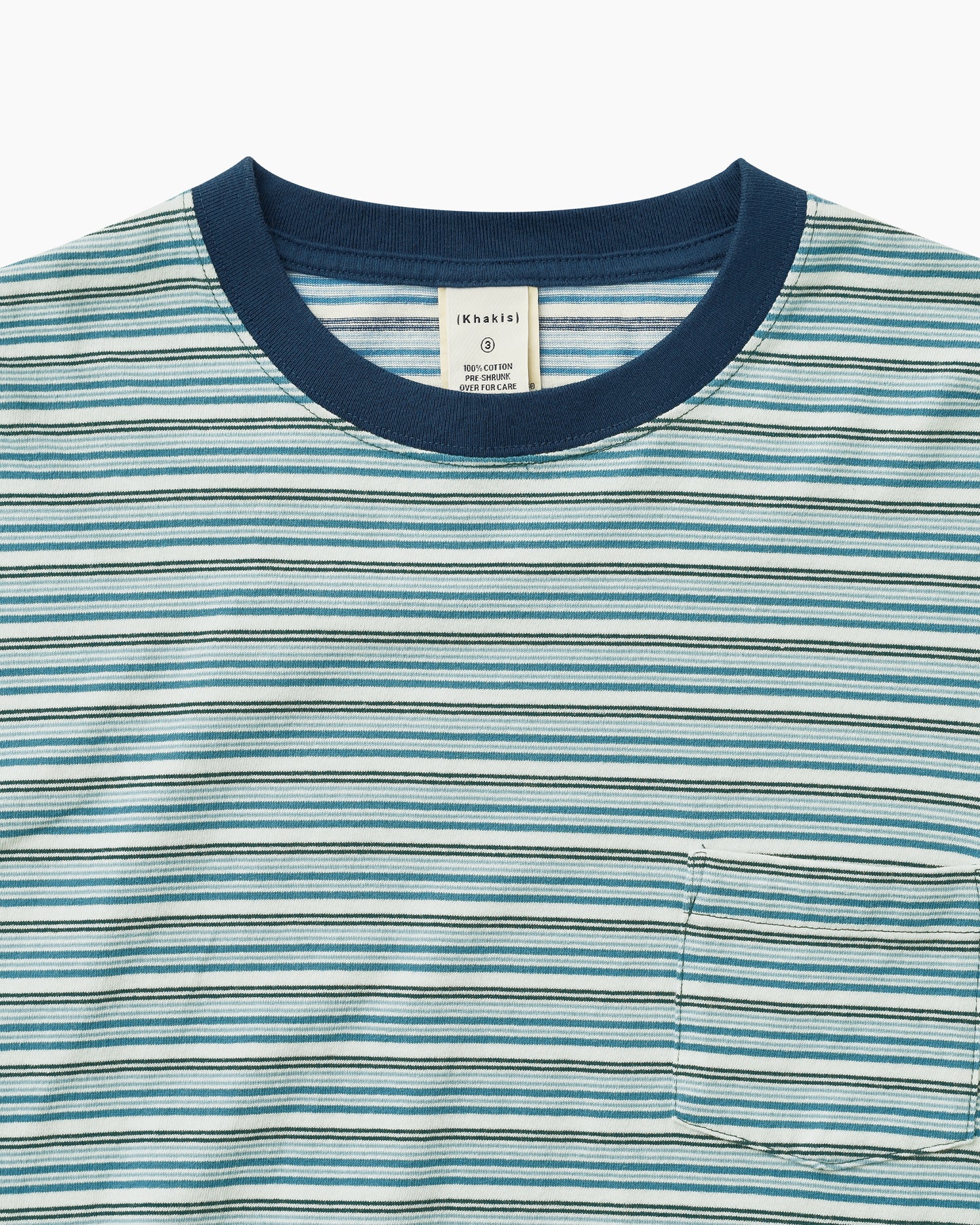 Border L/S Tee Blue
