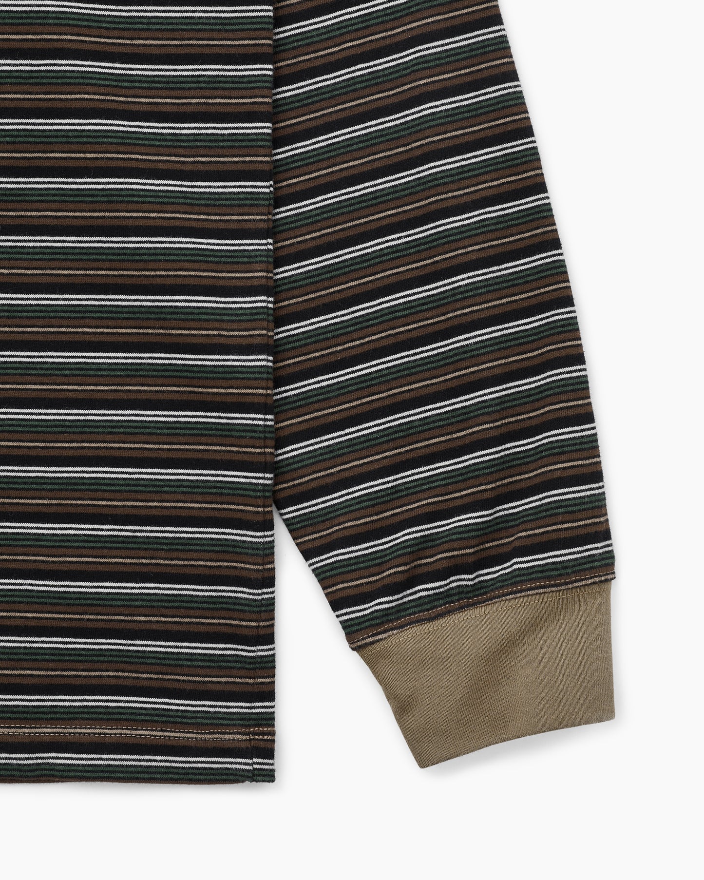 Border L/S Tee Brown