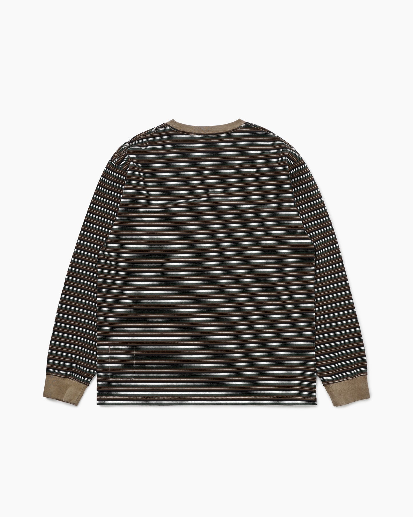 Border L/S Tee Brown