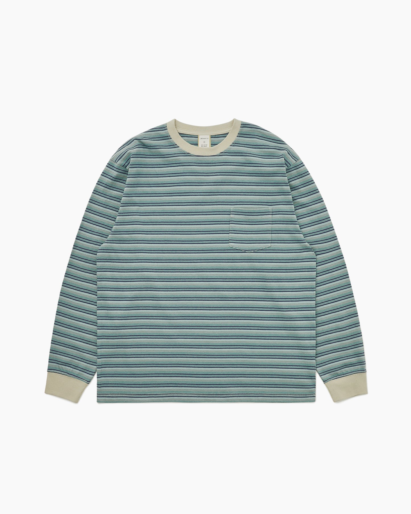 Border L/S Tee Pistachio