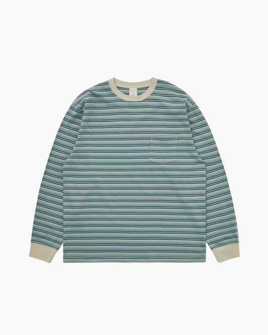 Border L/S Tee Pistachio