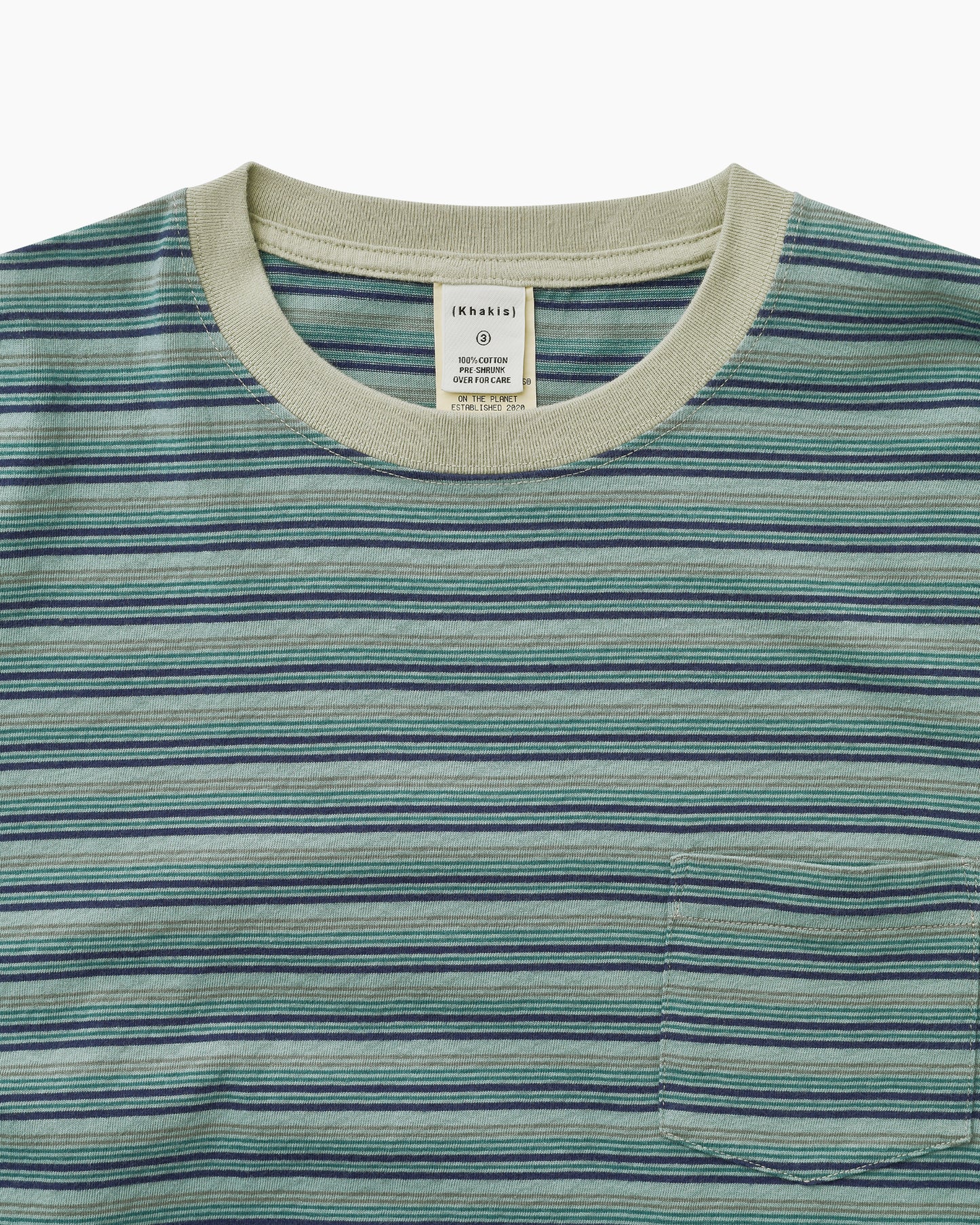Border L/S Tee Pistachio