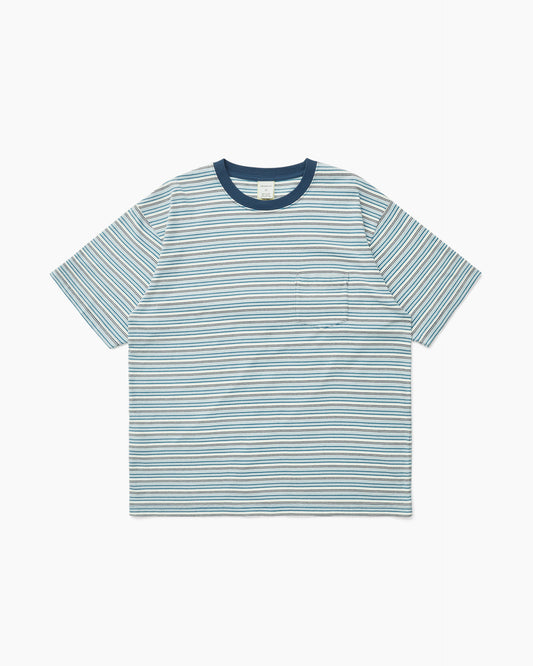 Border S/S Tee Blue