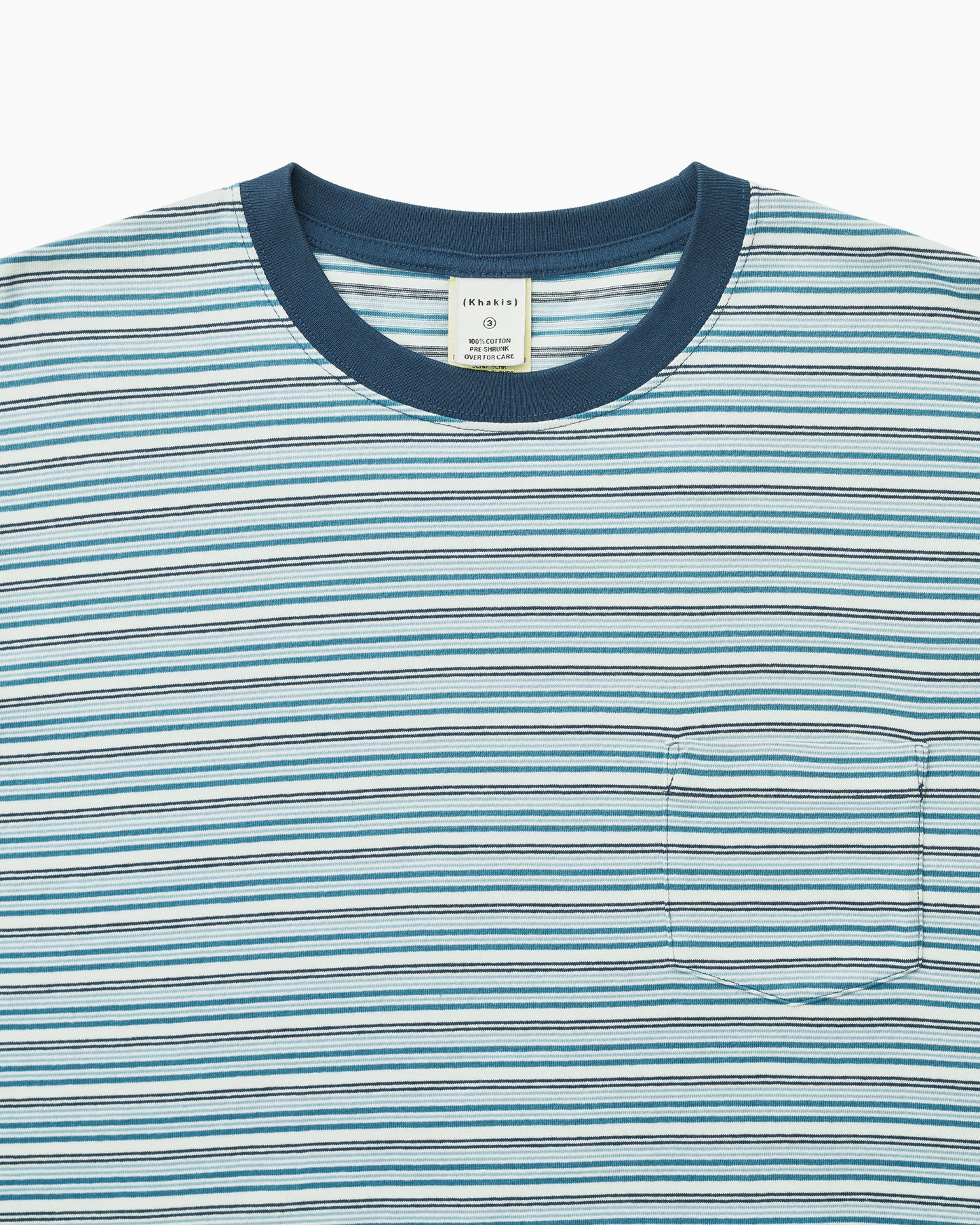 Border S/S Tee Blue