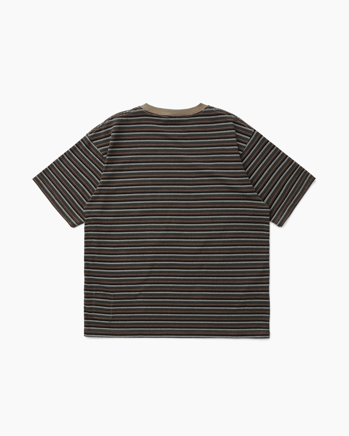 Border S/S Tee Brown