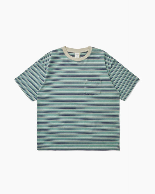 Border S/S Tee Pistachio