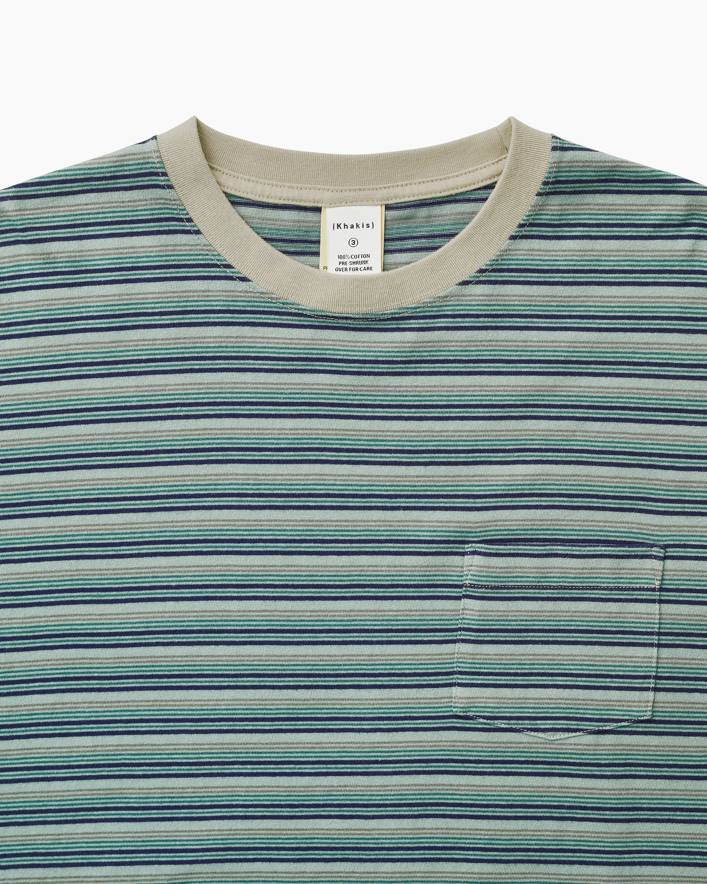 Border S/S Tee Pistachio