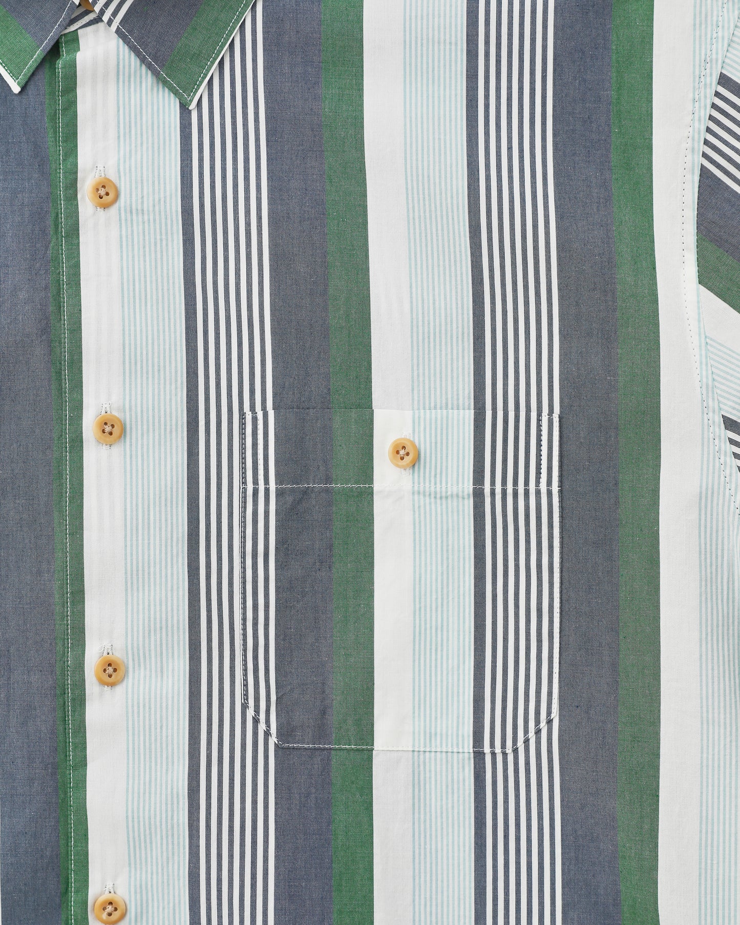 Cabana Stripe S/S Shirt Blue