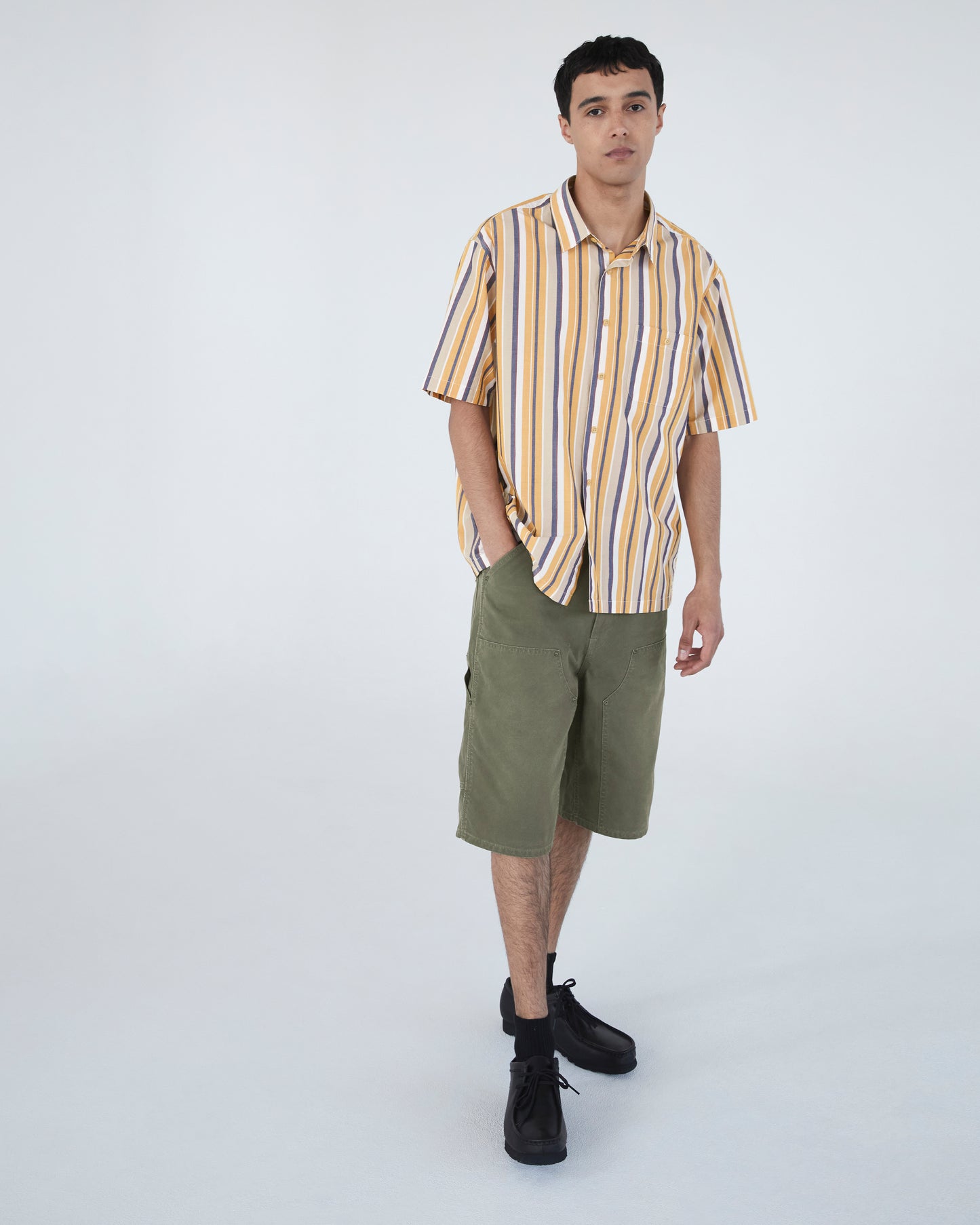 Cabana Stripe S/S Shirt Orange