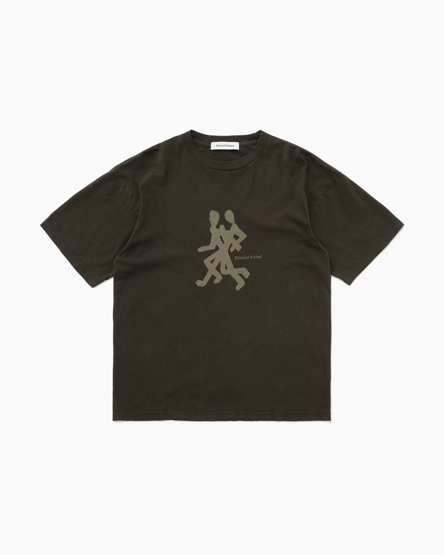 California Cotton Tee Runners Deep Brown
