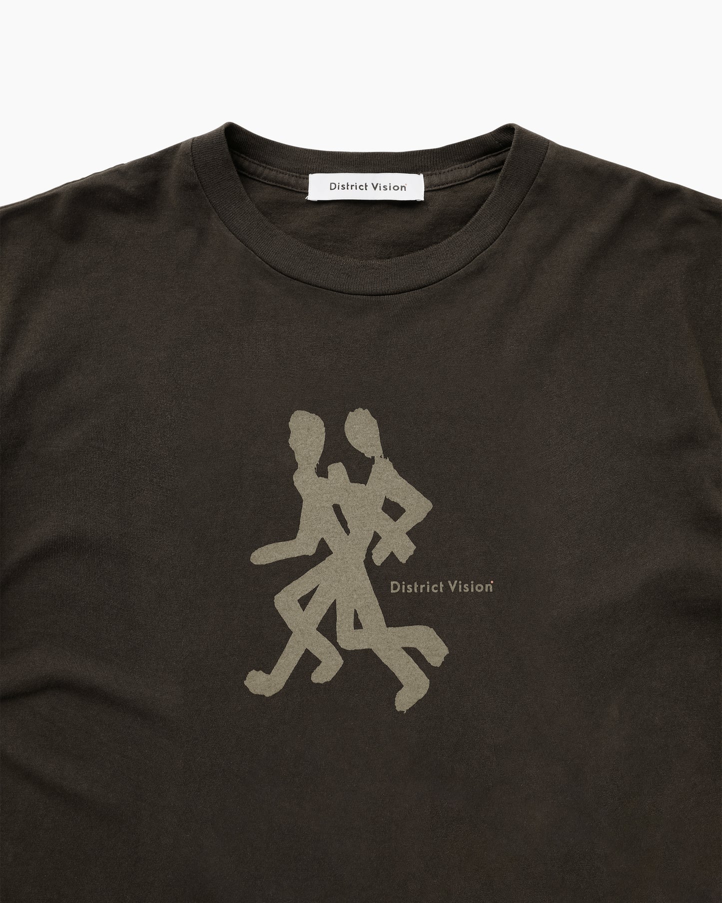 California Cotton Tee Runners Deep Brown