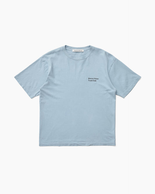 California Cotton Tee Track Club Light Blue