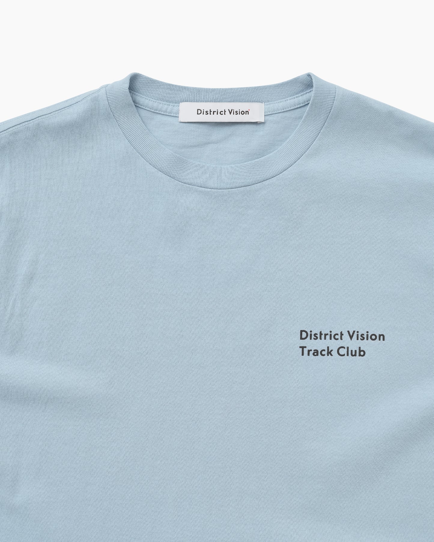 California Cotton Tee Track Club Light Blue