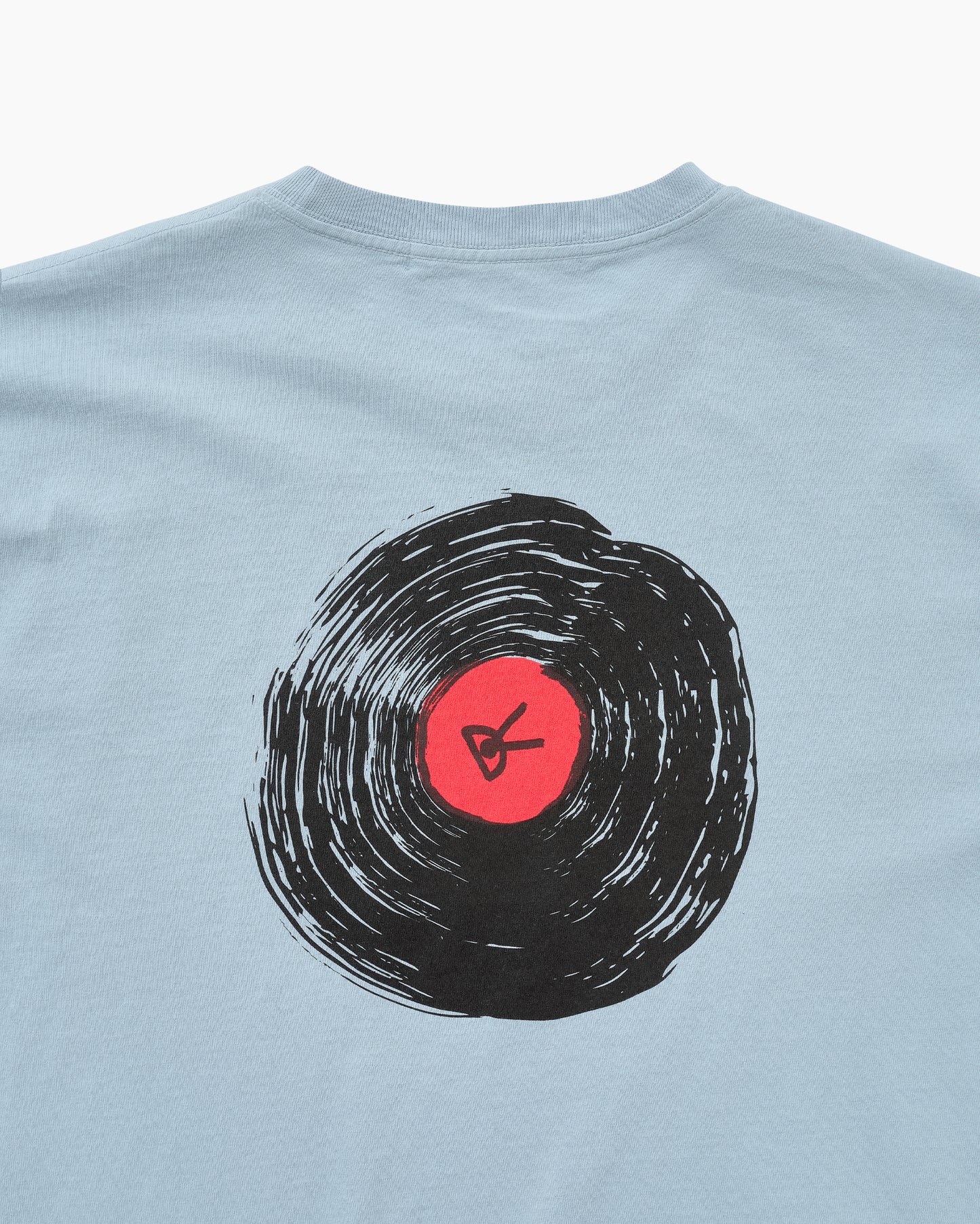 California Cotton Tee Track Club Light Blue