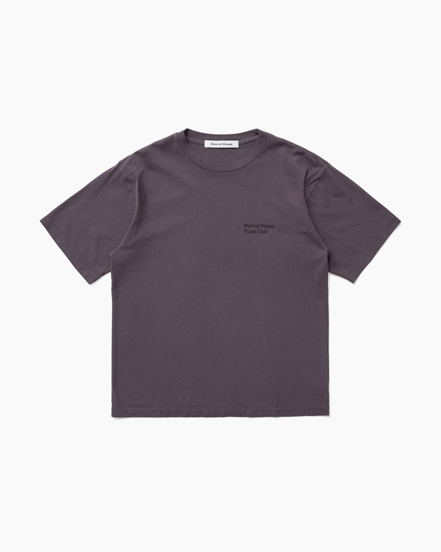California Cotton Tee Track Club Vintage Plum