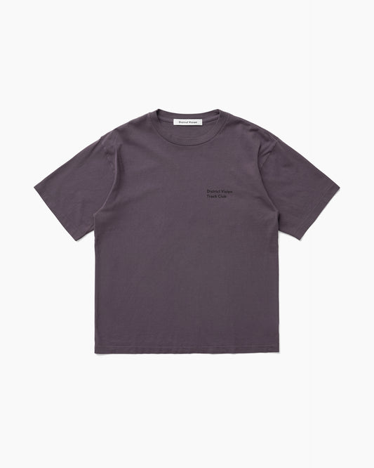 California Cotton Tee Track Club Vintage Plum