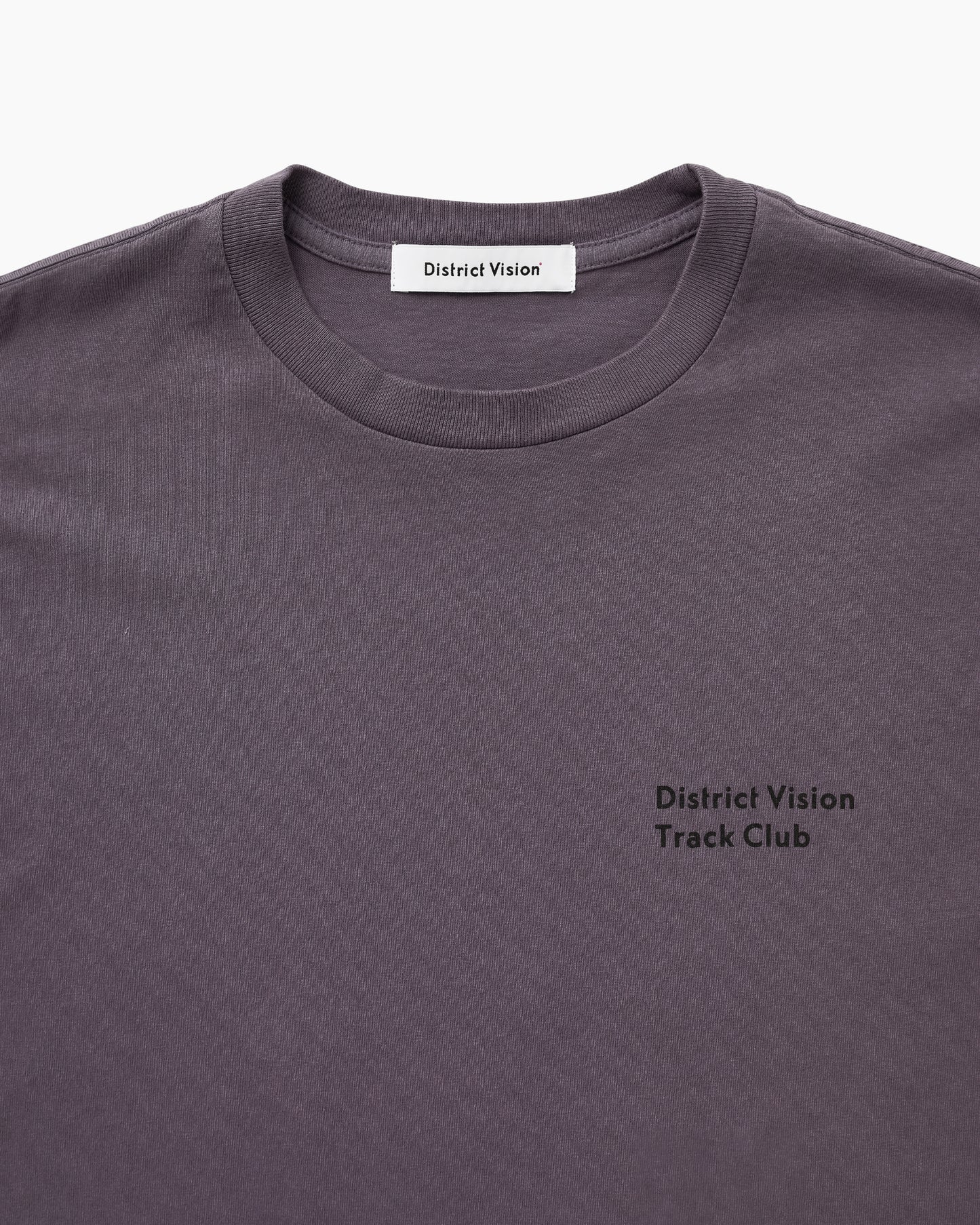California Cotton Tee Track Club Vintage Plum