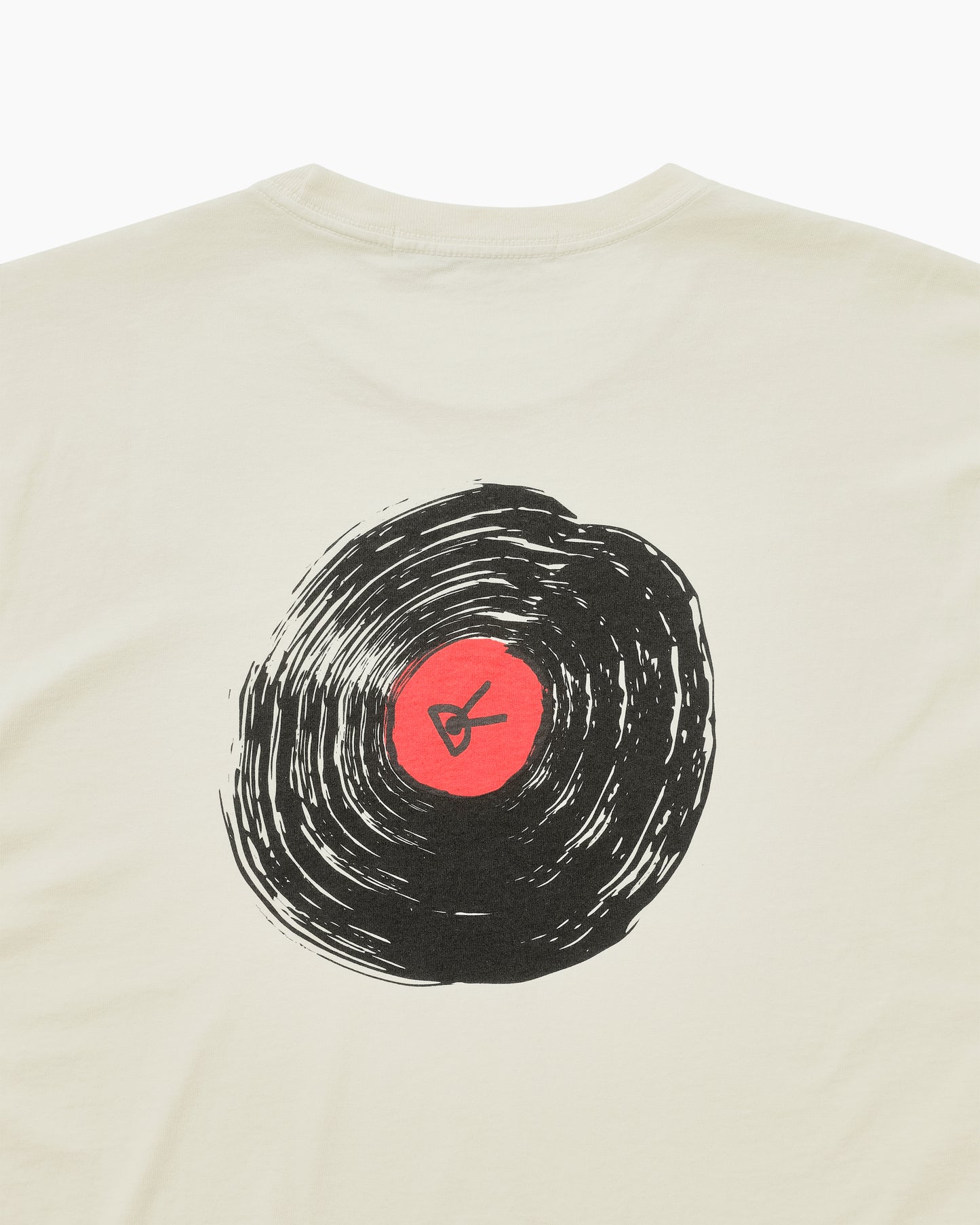 California Cotton Tee Track Club Vintage White