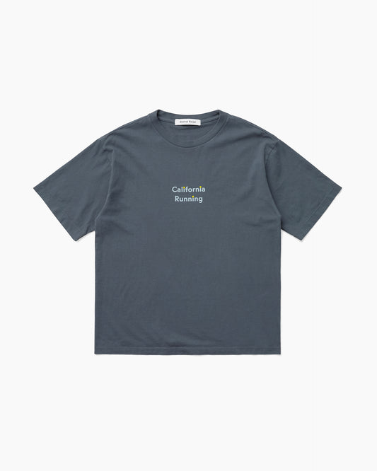 California Cotton Tee Wave Runner Warm Blue