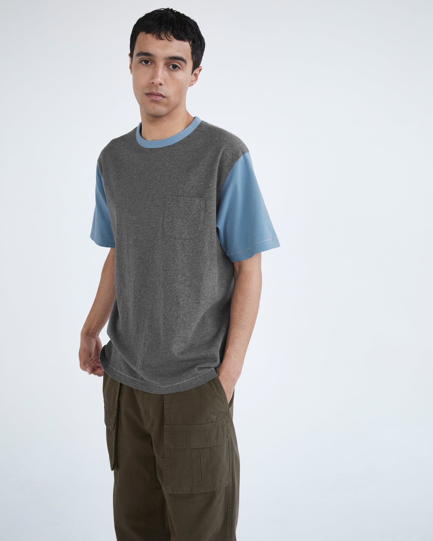 Campus S/S Tee Blue