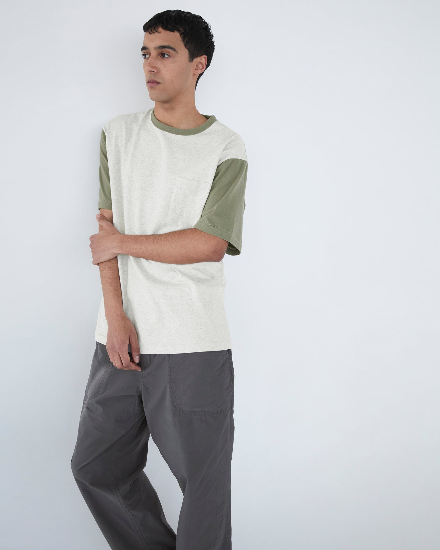 Campus S/S Tee Olive