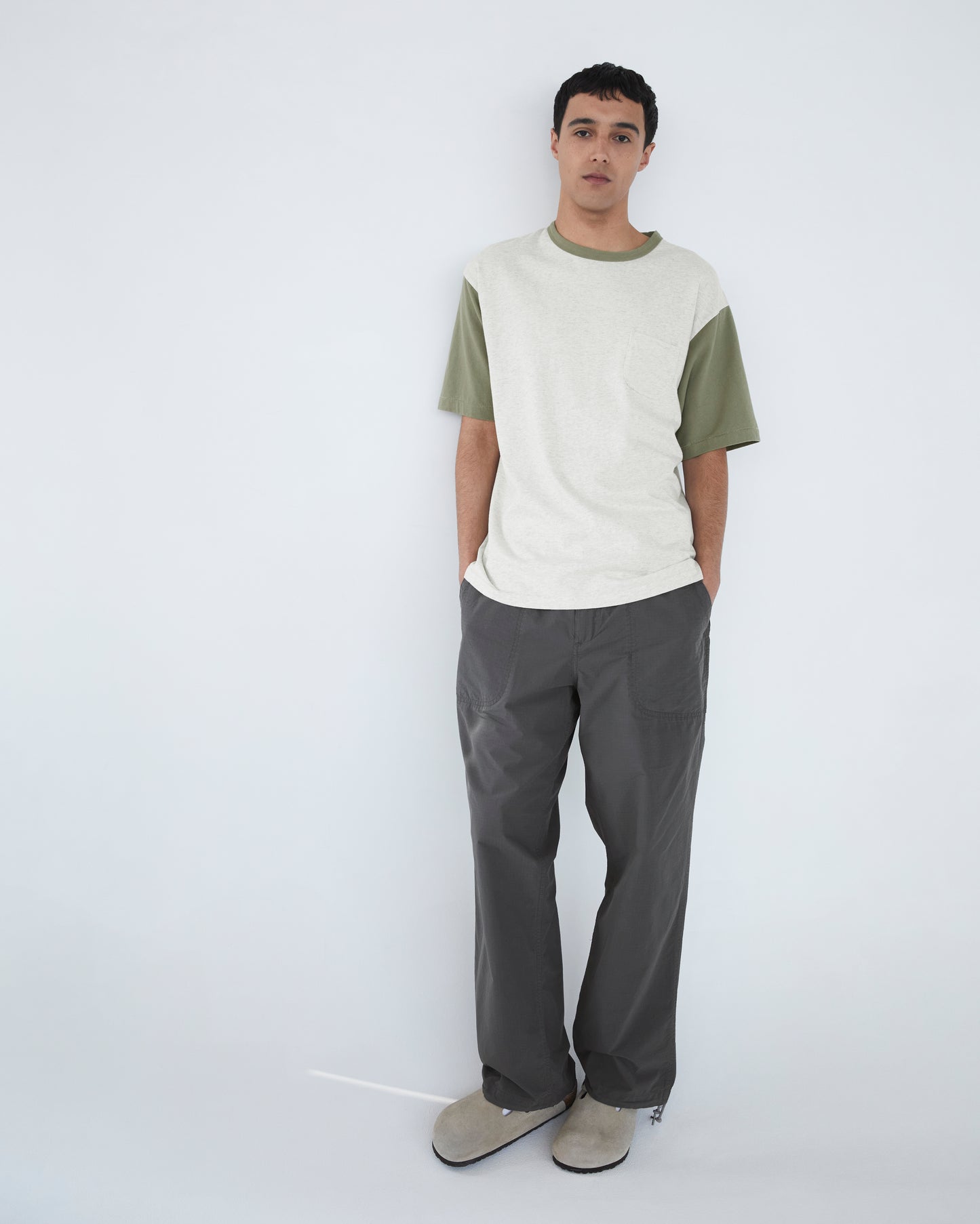Campus S/S Tee Olive