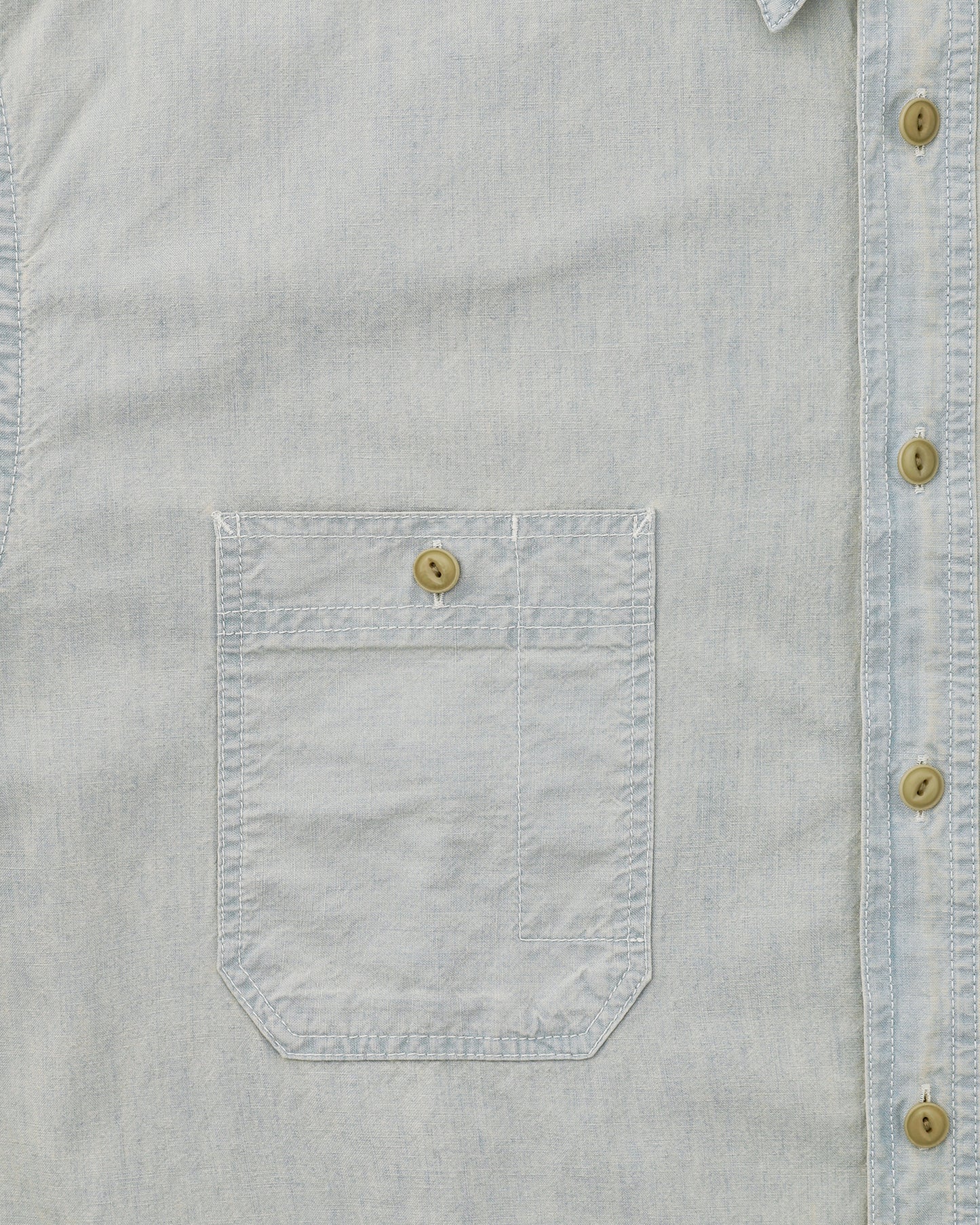Chambray L/S Shirt Light Blue