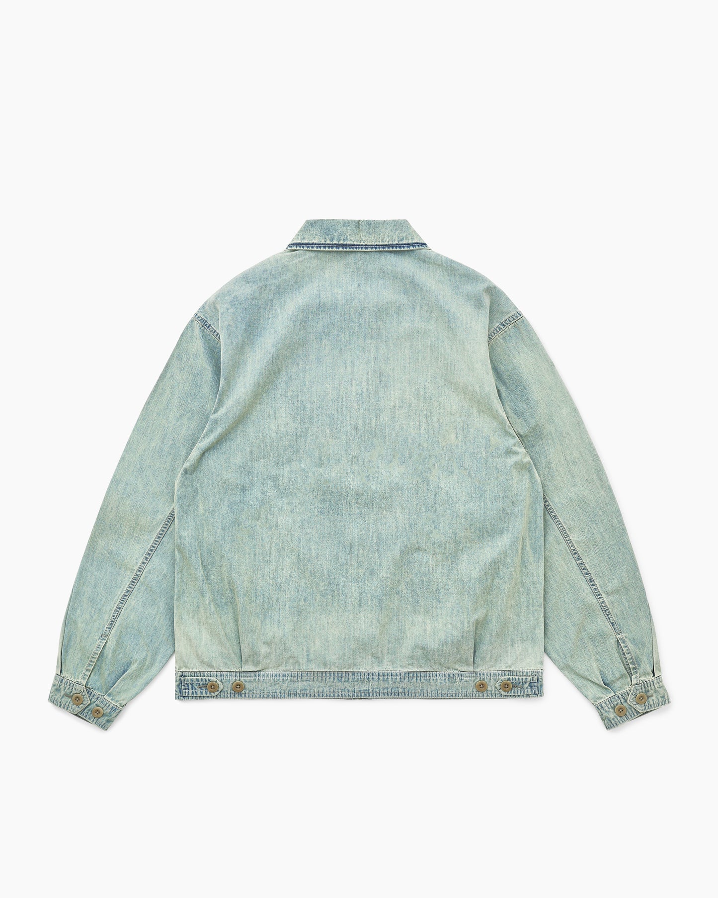 Chambray Swing Jacket Aged Blue