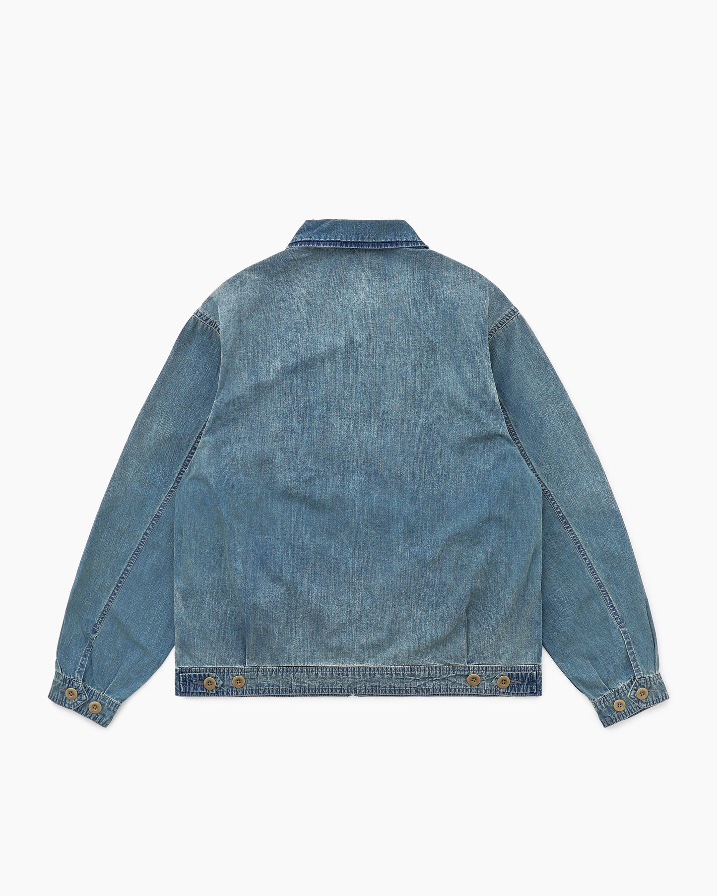 Chambray Swing Jacket Blue