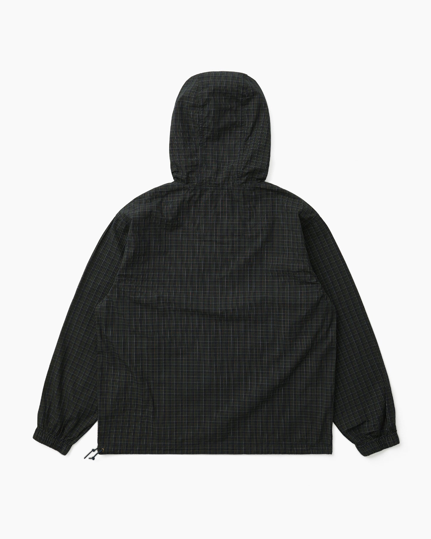 Cotton Plaid Anorak Navy