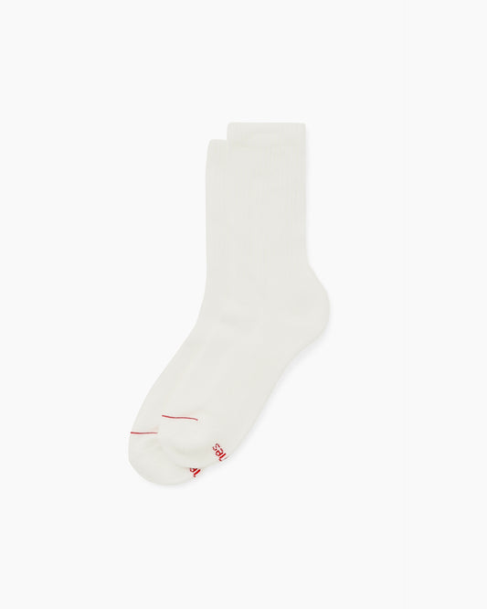 Crew Socks 2P White