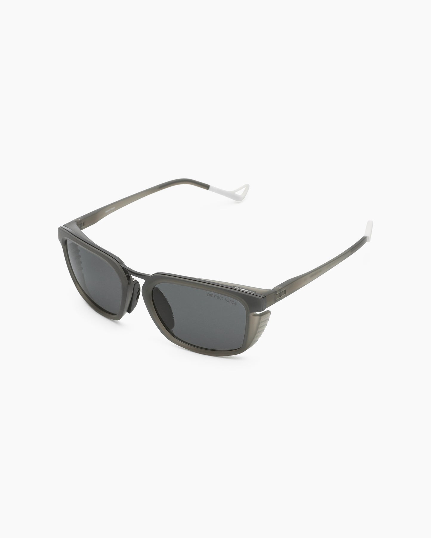 District Vision × and Wander Sunglasses W/strap Charcoal