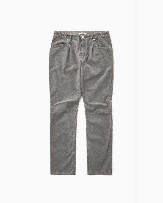 Dweller 5P Jeans Tp Cotton Cord Sulfur Dye Gray
